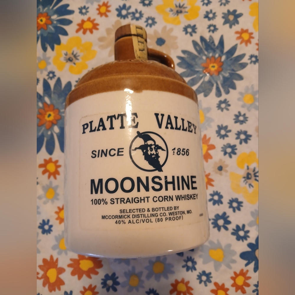 Platte Valley Mccmorick Moonshine Ceramic Jug